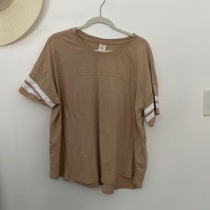 H&M tan t-shirt XL
